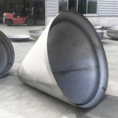25mm Conical Tank Heads Dual Phase Steel Pipe Cap High Strength