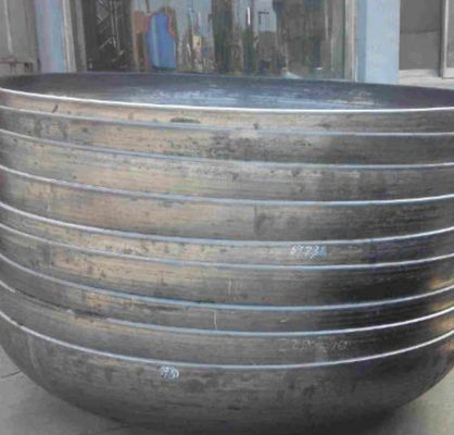 OEM Pressure Vessel Head Spherical Crown Head Carbon Steel Large Diameter