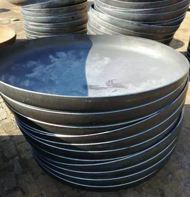 Welded Steel Dished Only Tank Heads Flat Bottom Head Pipe Cap