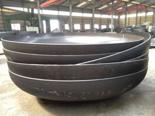 Customizable Heat Resistance Stainless Steel Cold Pressed Dished Heads About 10% Reduction Ratio