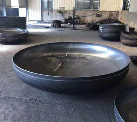 6mm Hot Forming Elliptical Dished Head / Flat Dished Head Mild Steel End