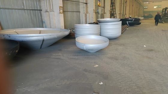 Hot Forming Hemispherical Tank Heads Made Of Carbon Steel For Welding Connection